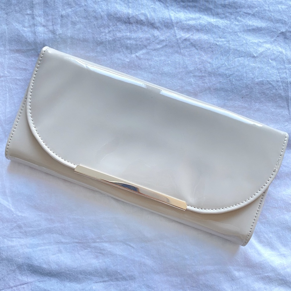 Call it Spring Patent Leather Clutch